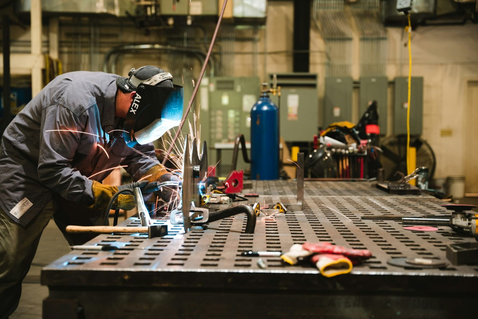 Fit-up on the welding table